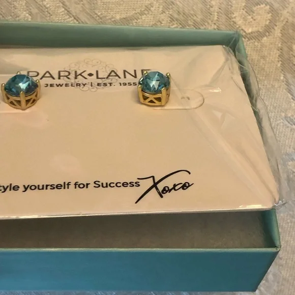 FINAL PRICE! Park Lane Turquoise Impression Earrings NIB - Picture 3 of 6